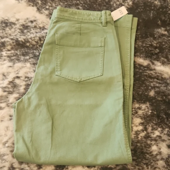 GAP Olive Wide Leg Pants - Picture 3 of 4